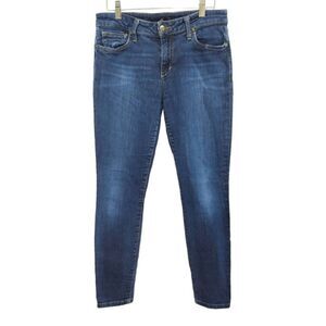 Joes Jeans Skinny Ankle Jeans Sz 30 Stretchy Blue Denim